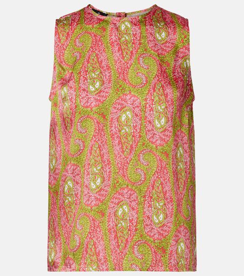 Semi-sheer jacquard blouse