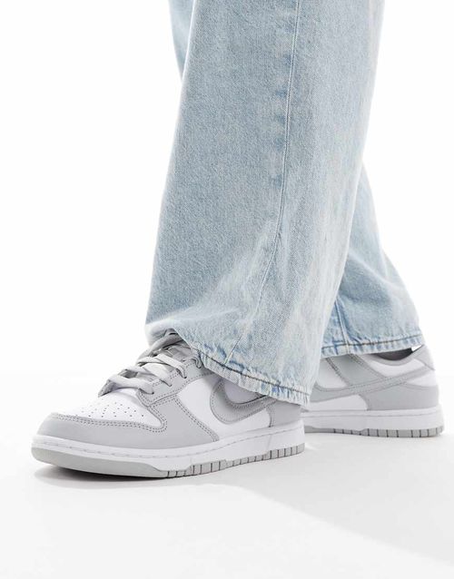 Nike Dunk Low Retro sneakers in gray and white