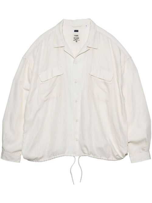 Open-collar shirt - White
