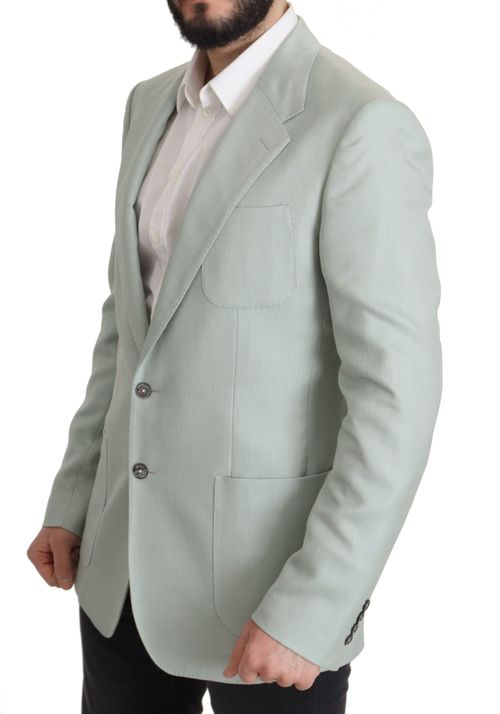 Cashmere and Silk Blazer — Green