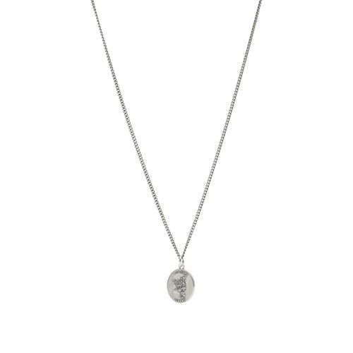 Men's Memento Necklace in Silver