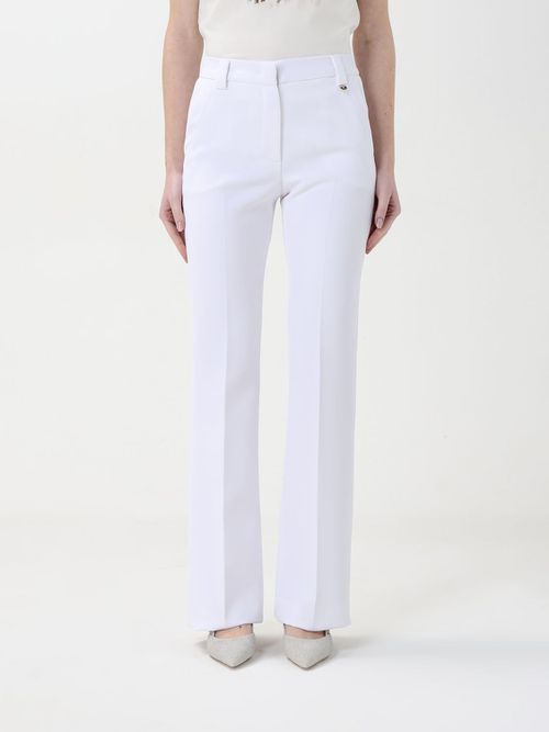 Pants LIU JO Woman color White