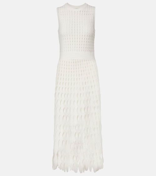 Zyla open-knit midi dress
