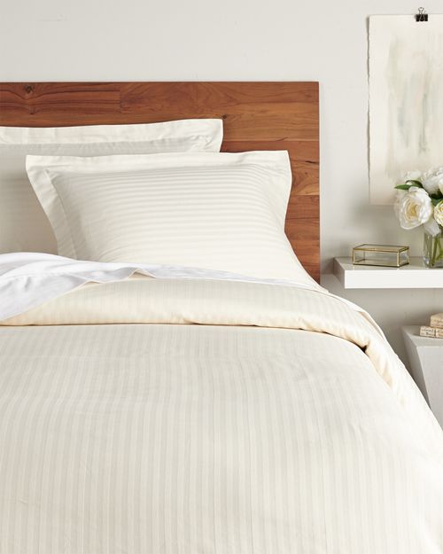 Discontinued 400Tc Stripe Premium Long-Staple Combed Cotton Duvet Set
