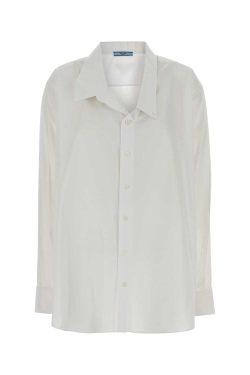 Poplin Oversize Shirt — White
