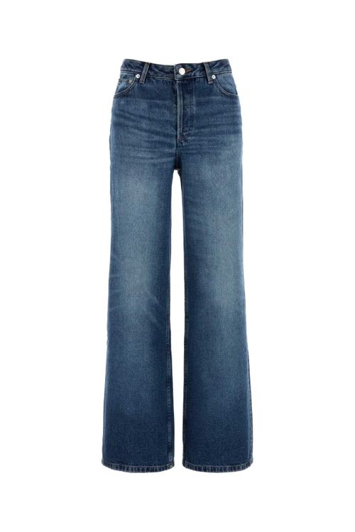 Cotton Denim Jeans — Blue