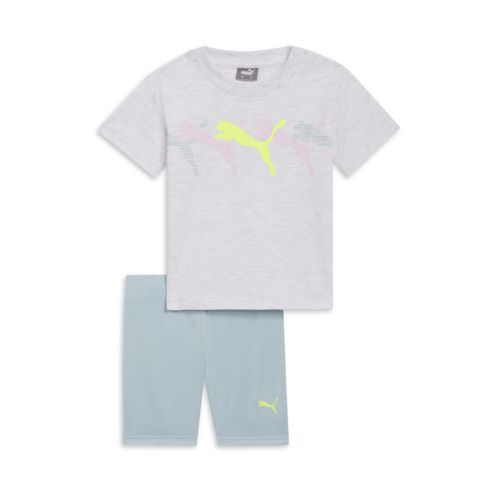 PUMA 2-Piece Multi Logo Toddlers' Set II in White, 3T