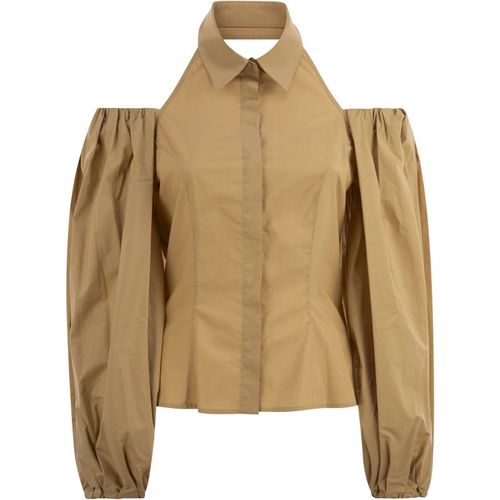 Mvp Wardrobe Cotton Shirt With Balloon Sleeves