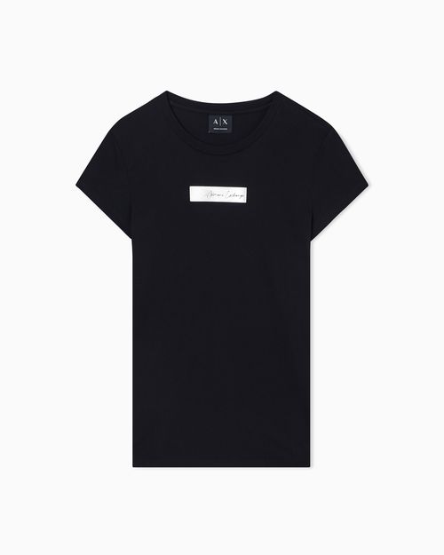 Slim fit T-shirt in cotton jersey