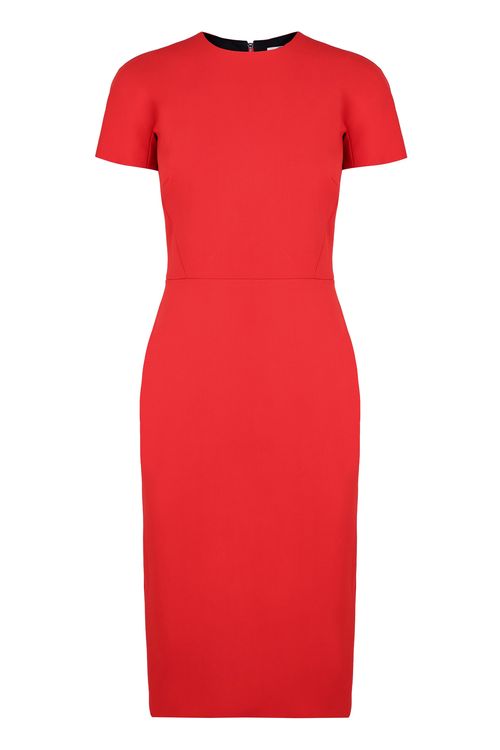 Tailored Sheath Dress with Back Zip