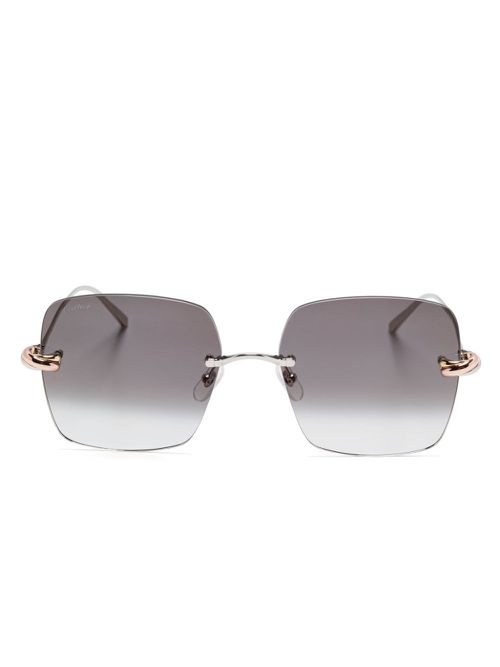 Cartier Eyewear | CT0508S sunglasses - Grey | Realry display picture 3