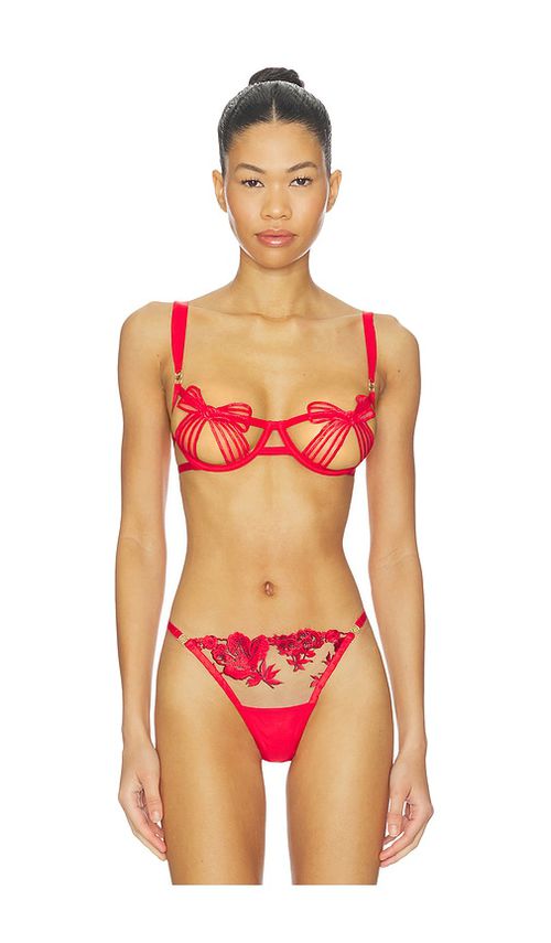 BLUEBELLA Annabel Wired Bra in Red. - 32A also in 32B, 32C, 32D, 34A, 34B, 34C, 34D, 36A, 36B, 36C, 36D