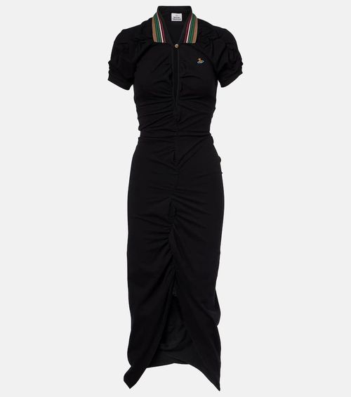 Pulling Orb cotton polo dress