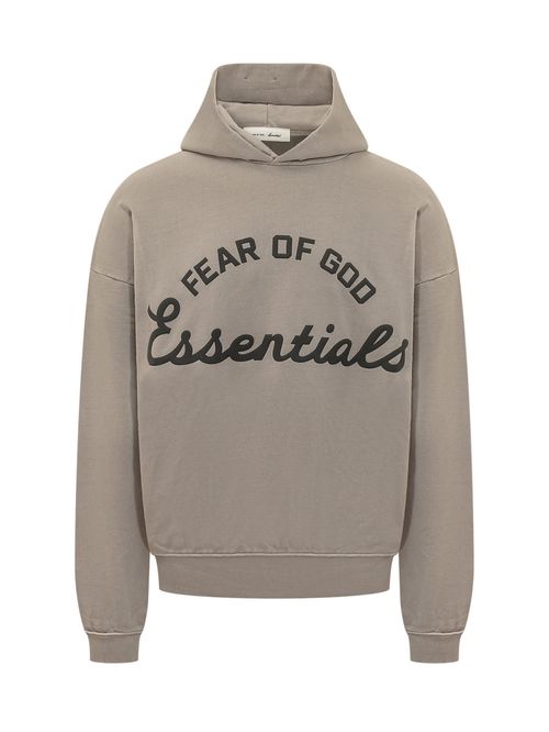 Grey Graphic Hood Hoodie