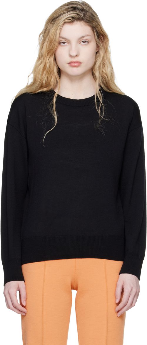 Black Jenna Pullover Sweater