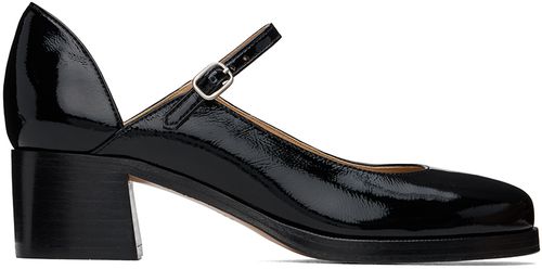A.P.C. Black Jade Mary Jane Heels