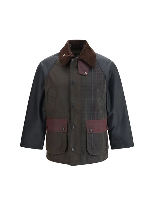 Waxed Cotton Tartan Jacket — Multicolor