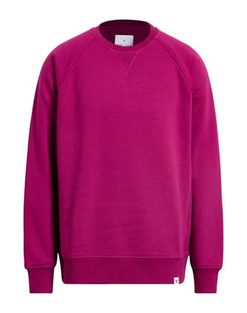 Man Sweatshirt Mauve Size L Cotton, PES