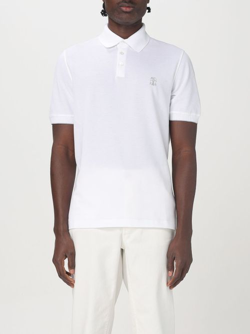 Polo Shirt Men color White