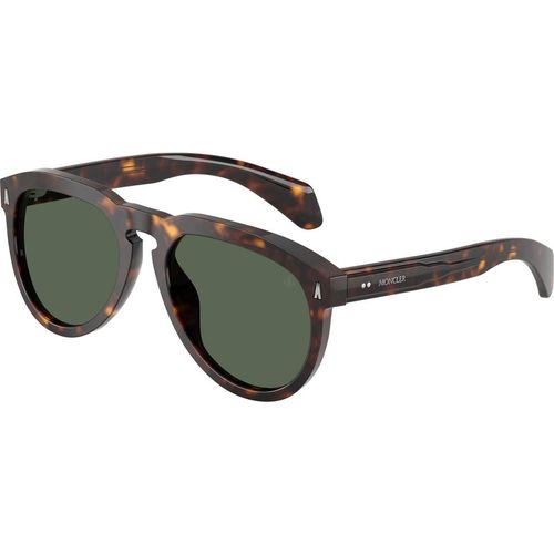 Moncler Unisex Moncler ME6020U ISOPLETH 300271 Gafas de sol Acetato Tortuga Verde Piloto Norma