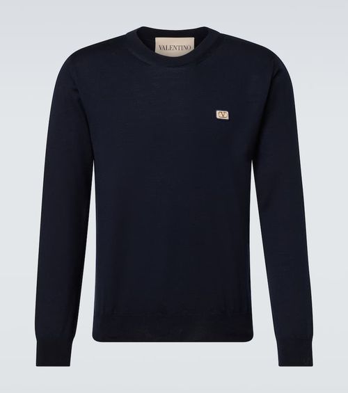 VLogo virgin wool sweater