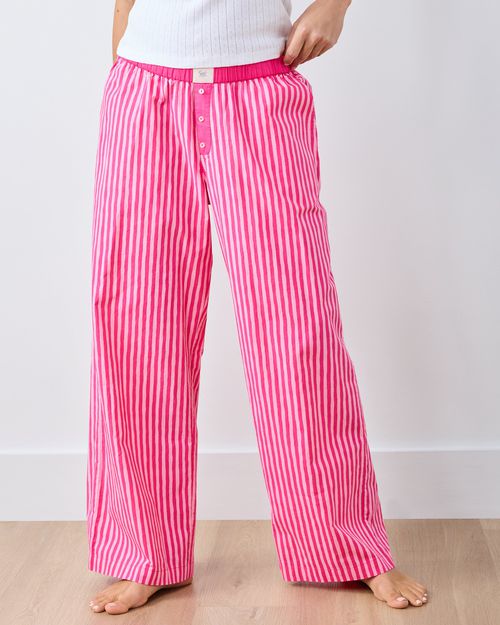 Organic Cotton Nola PJ Pants in | Women's XXS | Pink | Sleepwear
