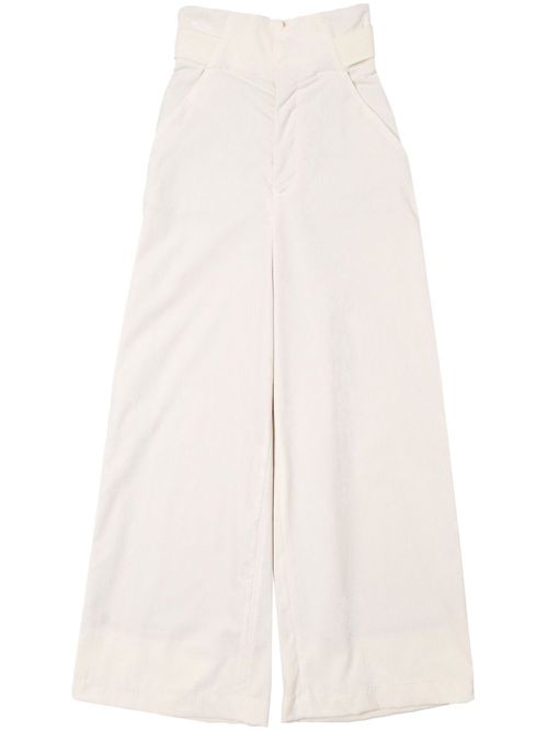 Velvet trousers - Neutrals