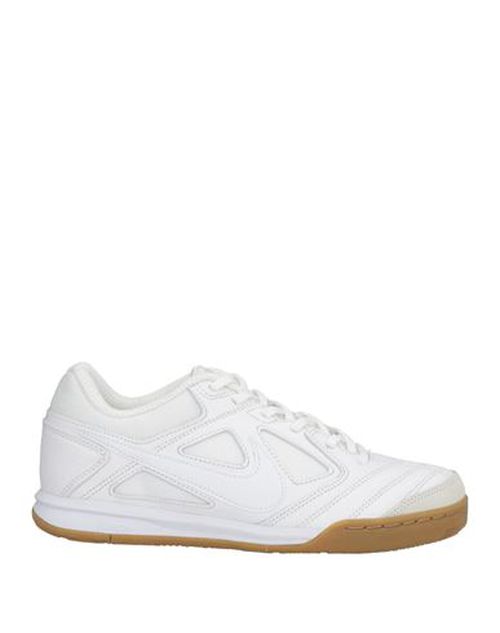 Man Sneakers White Size 6 Leather, Textile fibers