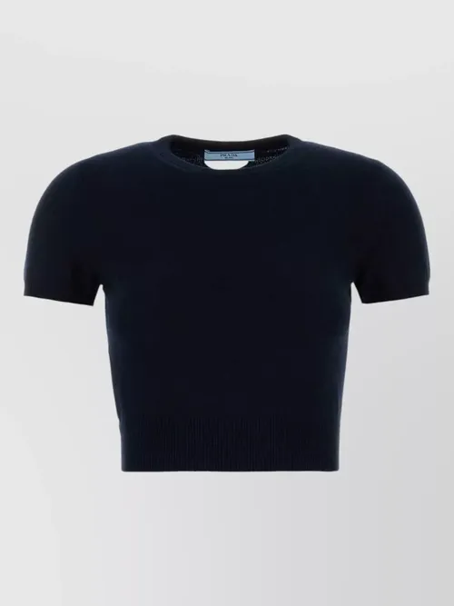 Prada - cashmere sweater short sleeves crew neck