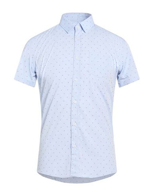 Man Shirt Azure Size M Cotton