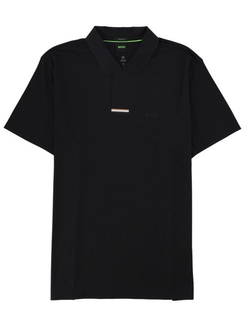 Black Shirt Collar Polo