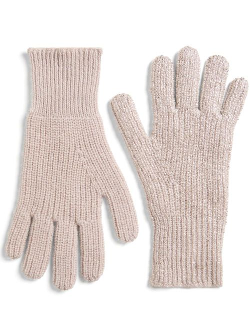 Cashmere knitted gloves - Pink