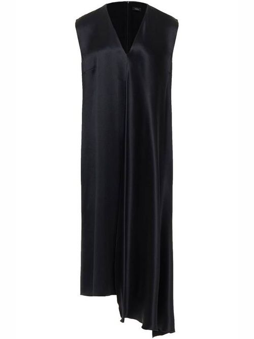 Carrol double face shift dress - Black