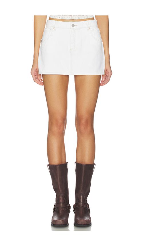 Abrand 99 Skirt in White. 23. Also , 25, 26, 27, 28, 29, 30, 31, 32