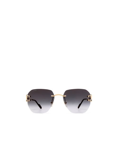 Signature C rimless sunglasses
