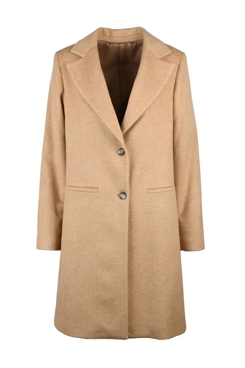 Mid-Length Beige Coat