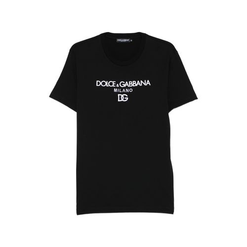 Logo-embroidered T-shirt