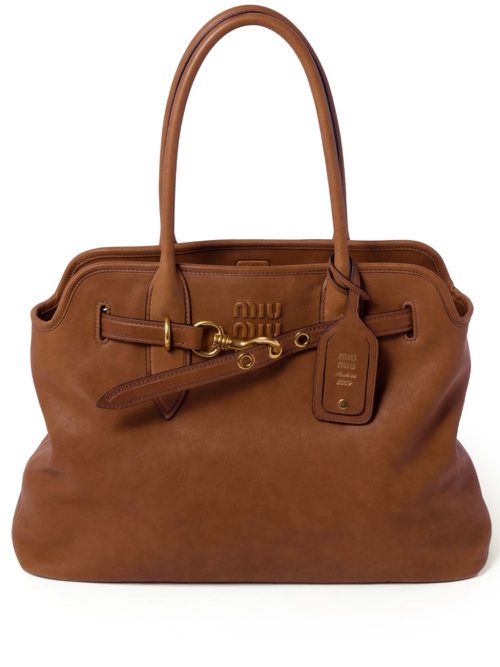Aventure nappa leather bag - Brown