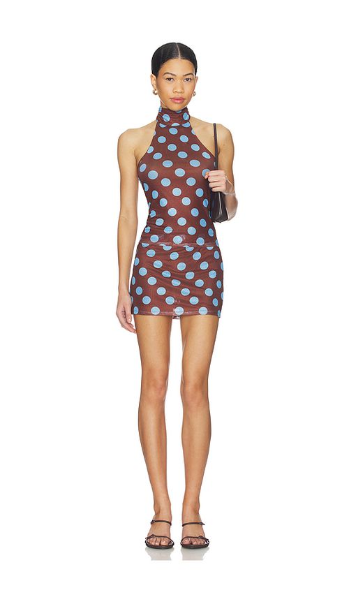 MORE TO COME Virlen Mini Skirt Set in Brown. XS. Also in L, M, S