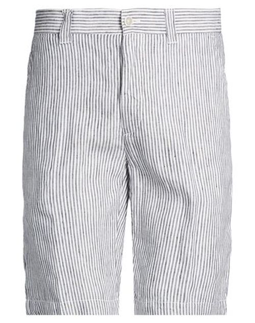 Man Shorts & Bermuda Shorts Navy Size 28 Linen