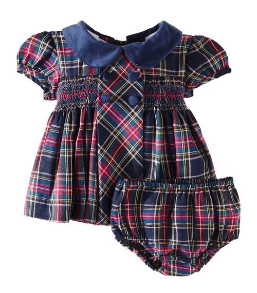 Baby Arcadia cotton-blend dress and bloomers set