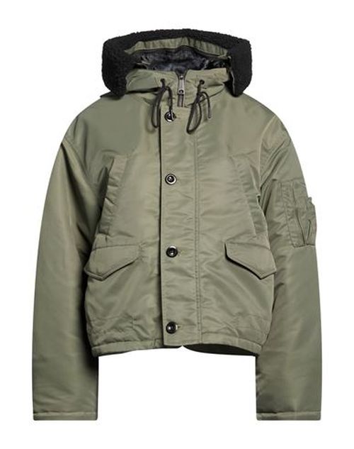 Woman Jacket Military green Size S Nylon
