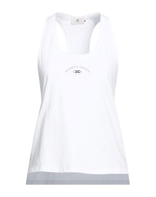 Woman Tank top White Size 10 Cotton