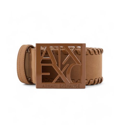 Armani Exchange for woman. XW000963AF12574U6305 Brown plate belt (80cm), Casual, Polyester