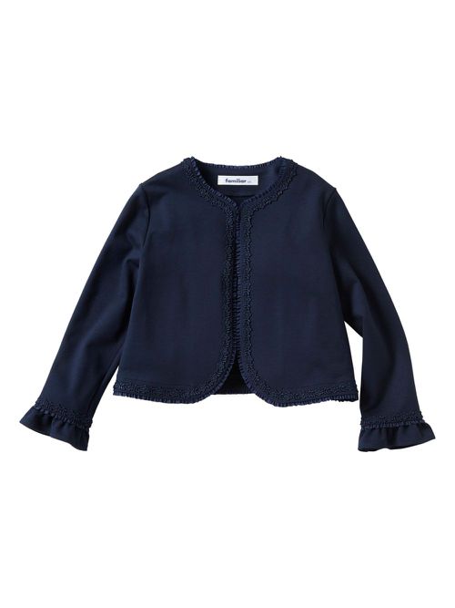 Lace-embellished cardigan - Blue