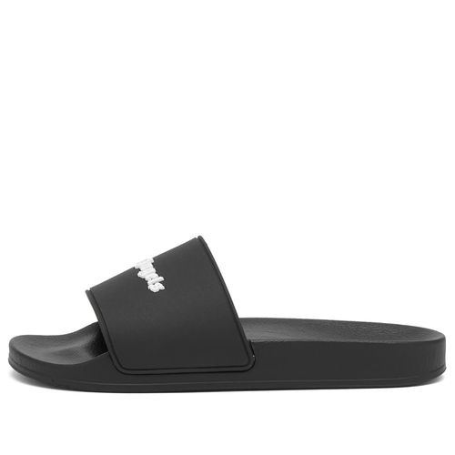 Classic Logo Pool Slide in Black