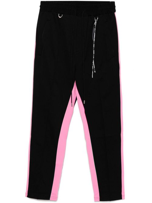 Logo-patched track pants - Black