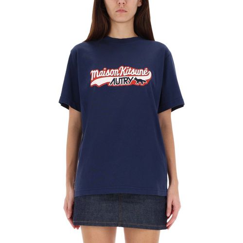 Autry X Maison Kitsuné T Shirt With Logo