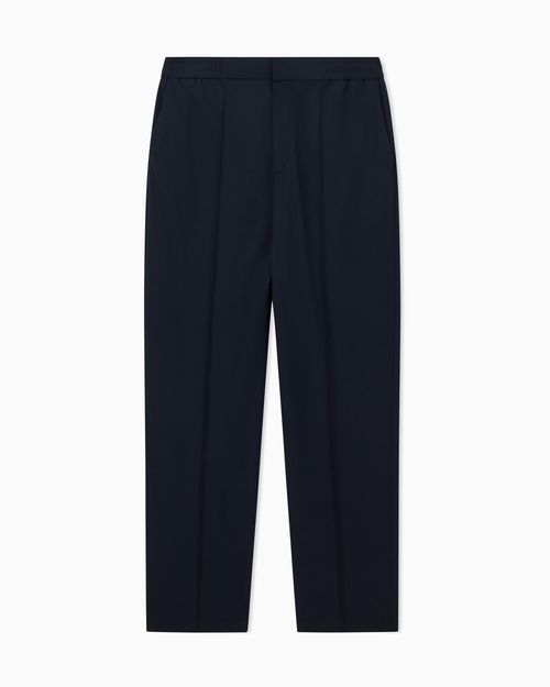 Stretch fabric chino trousers