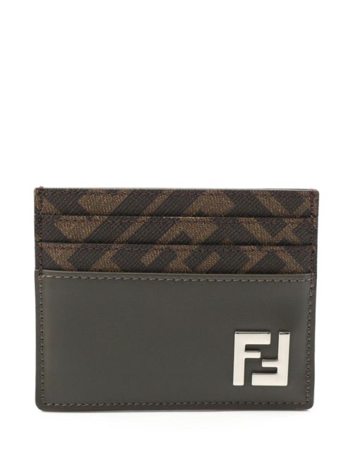 2020s FF-patterned cardholder - Green